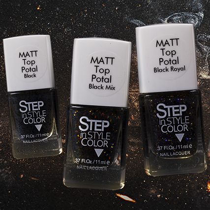 Step Top Matt Black Potal